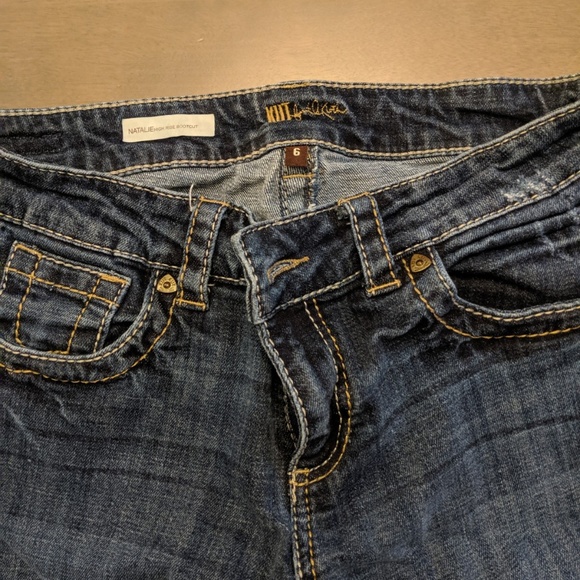 Kut from the Kloth Natalie High Rise Bootcut -Sz 6 - Picture 2 of 3